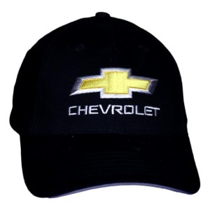Chevrolet Basecap schwarz goldenes Logo